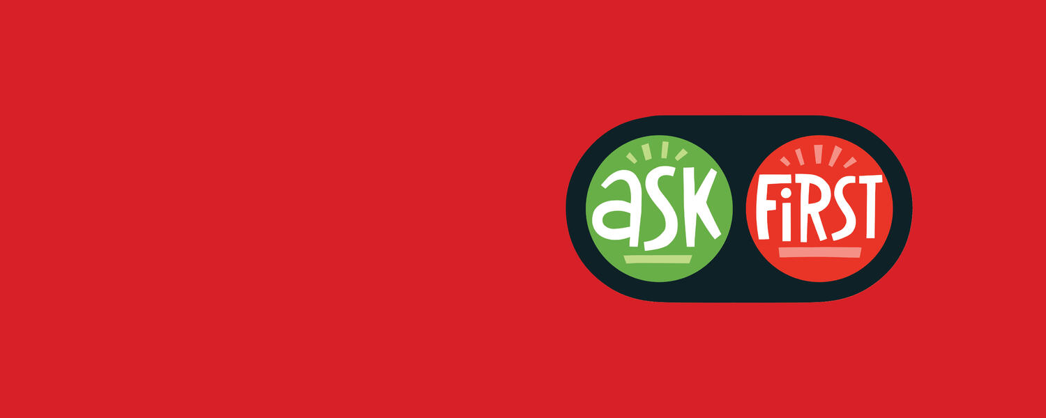 Ask First banner