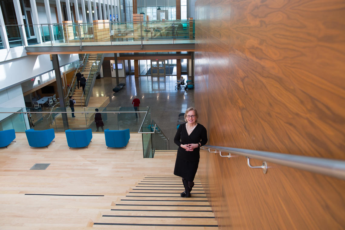 University architect Jane Ferrabee stewarded the vision of the new Taylor Institute of Teaching and Learning, working with the architects, engineers and the construction company.