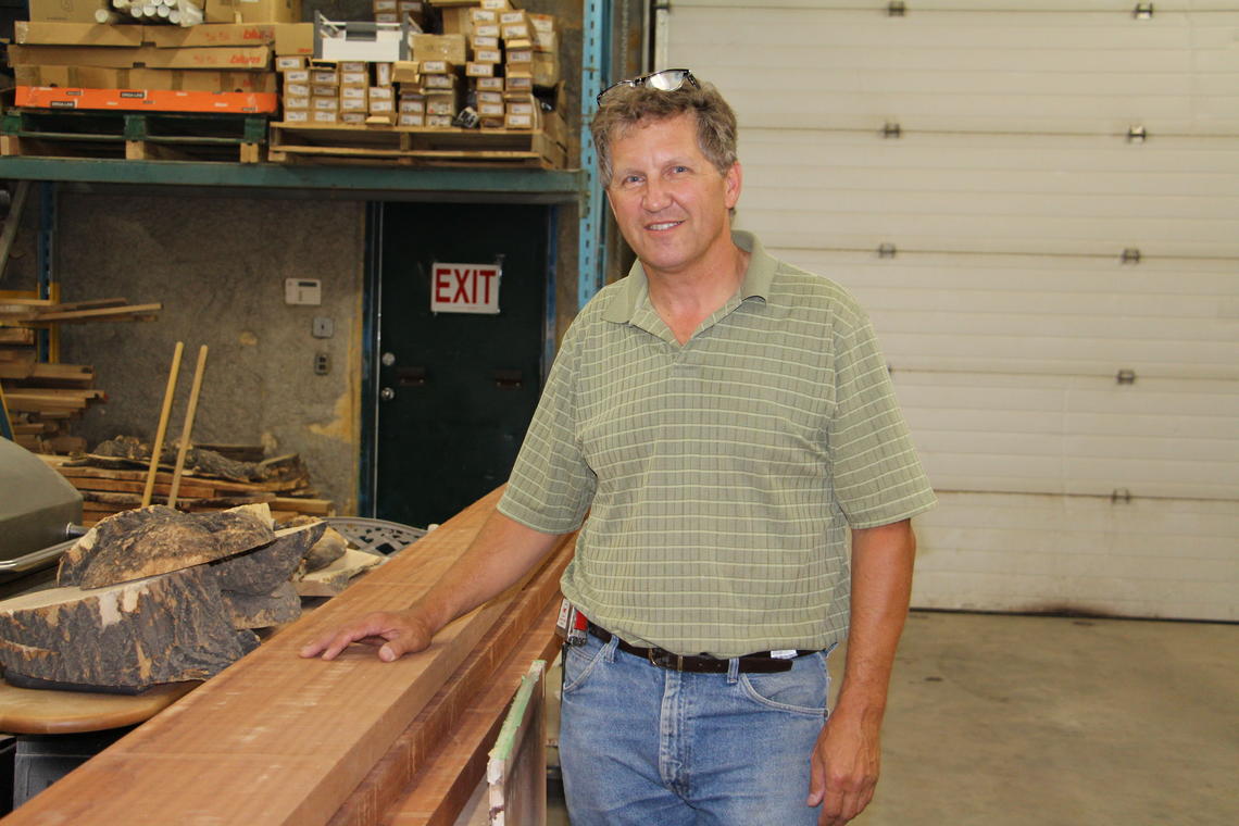 Tom Loszchuk has been the manager at the DI Centre Woodwork Shop for more than seven years. Many of his students have gone on to become successful journeymen cabinetmakers.