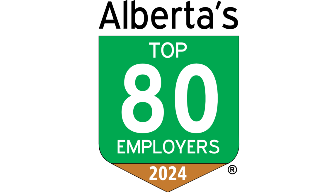 Logo for Alberta's Top 80 Employers 2024