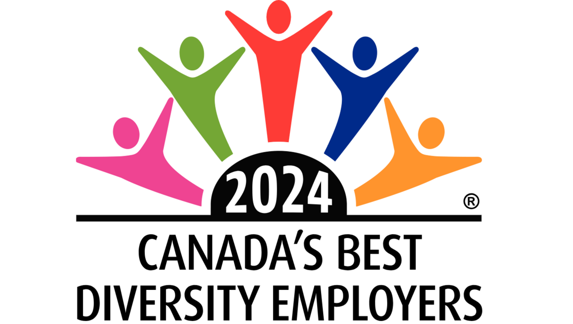 Logo for Canada's best diversity employers 2024