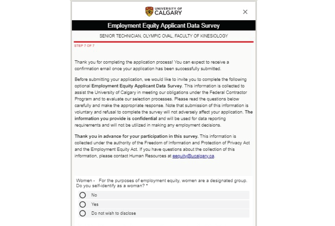 Last Step of Application