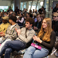 Crowd applauding at Liftoff