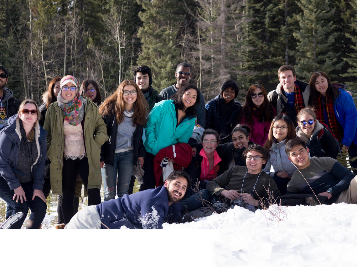 Students at the winter edition of Camp LEAD