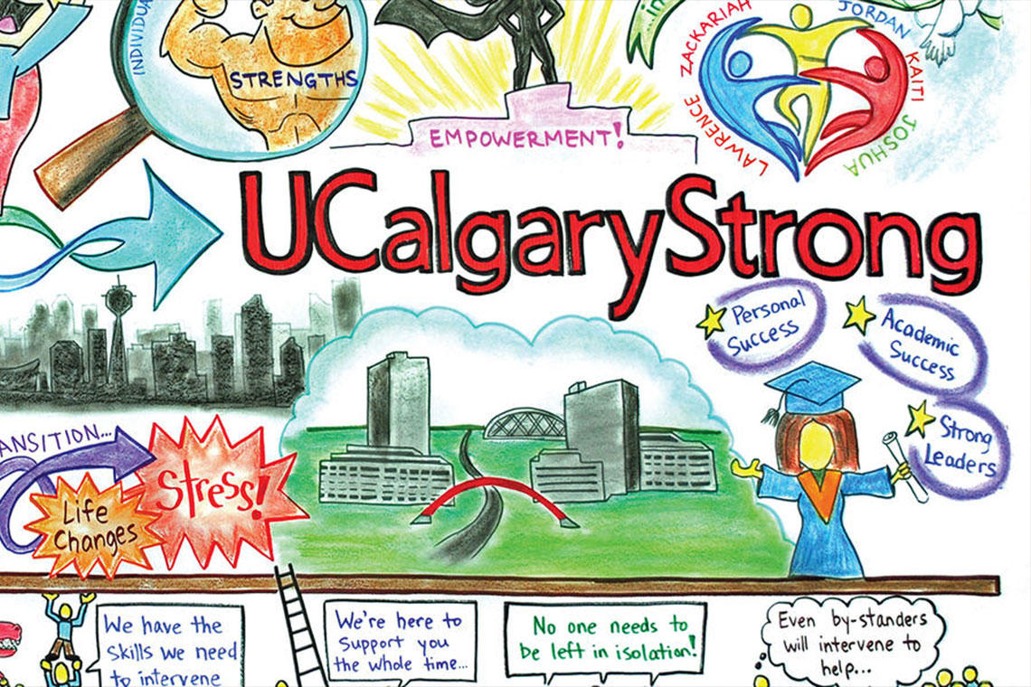 UCalgaryStrong illustration