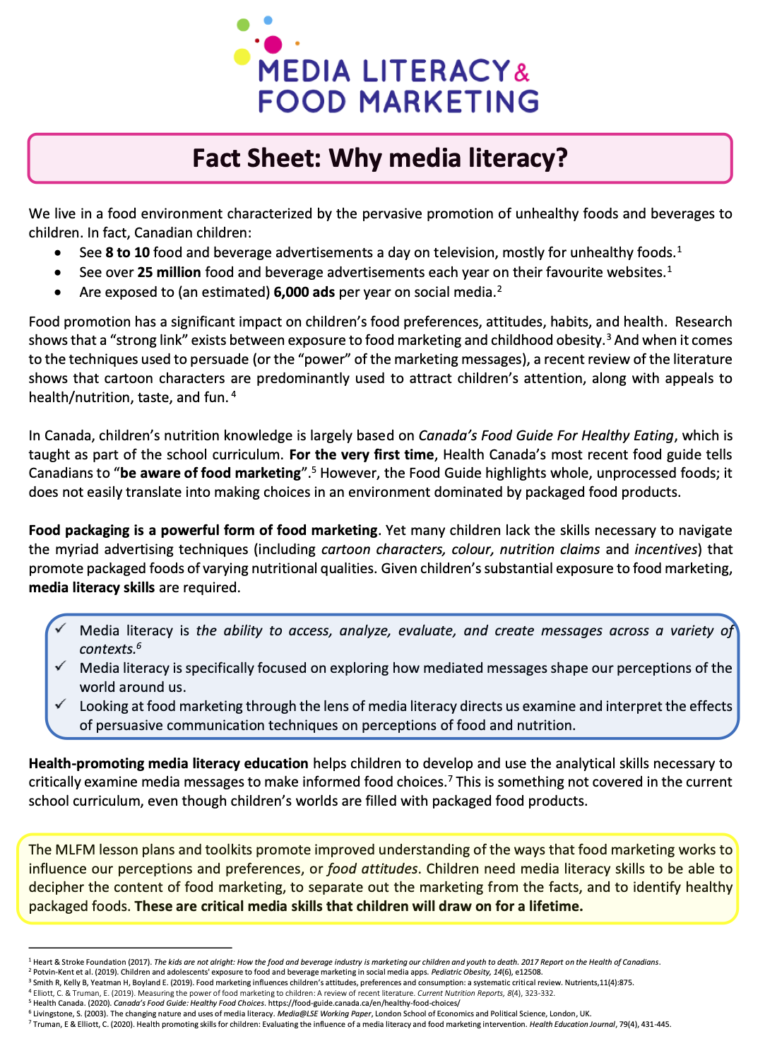 Why Media Literacy?