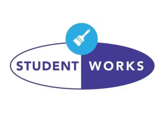 Student Works Painting Logo