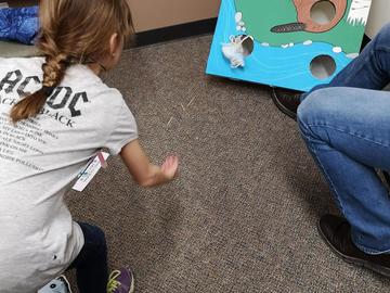 Giardia beanbag toss