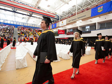 UCalgary grads entering ceremony