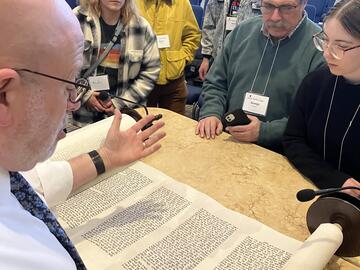 People look at Jewish Torah