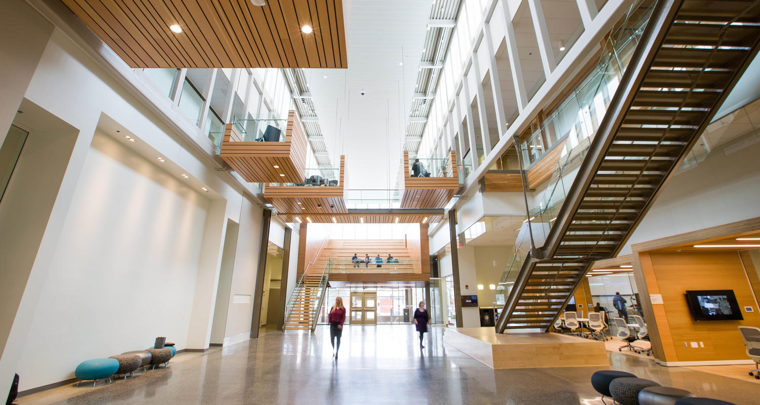 Interior of the Taylor Institute for Teaching and Learning