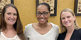 UCalgary’s free therapy program for Black community members begins this fall. From left: Tamara Williamson, Nikita Kalonji, and Brae Anne McArthur.