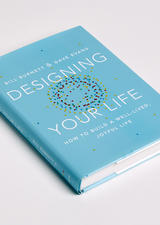 Designing Your Life book cover. Written by Bill Burnett and Dave Evans.