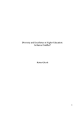 Ratna Ghosh. “Presidential Address - Diversity and Excellence in Higher Education: Is There a Conflict?” Comparative Education Review, 56, 3 (June. 2012): 349-365