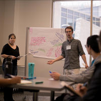 Students in a workshop