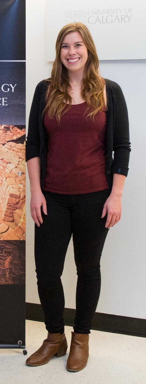 Kelsey Pennanen is one of the archaeology MA students who leads the Aboriginal Youth Engagement Program.