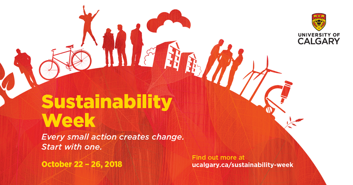 Sustainability Week will take place on Oct. 22-26 at the University of Calgary.