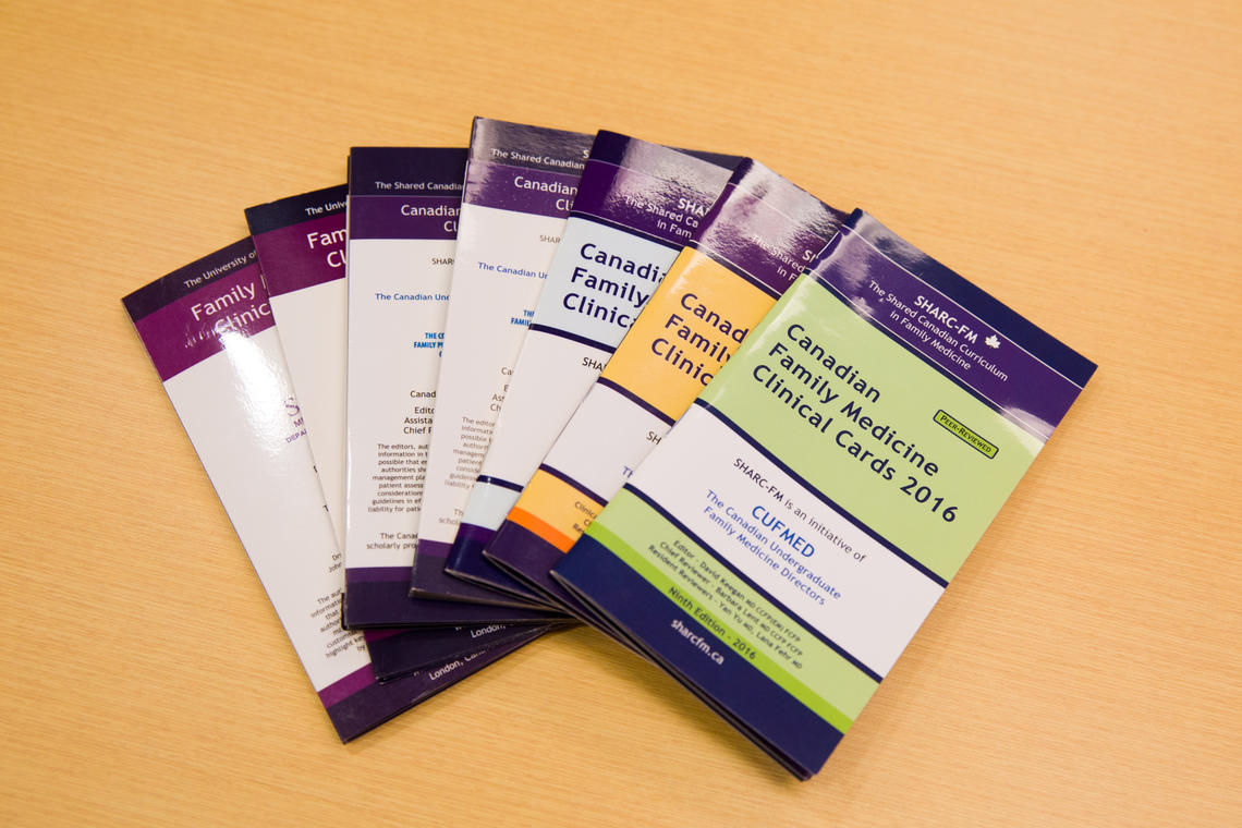 The highly organized and densely packed clinical cards are a key component of the open-education resource.