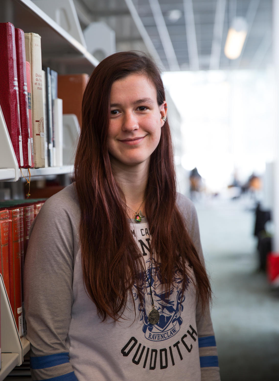 Kate Anderson's interest in analyzing old and rare books got a boost from PURE, the Program for Undergraduate Research Experience.
