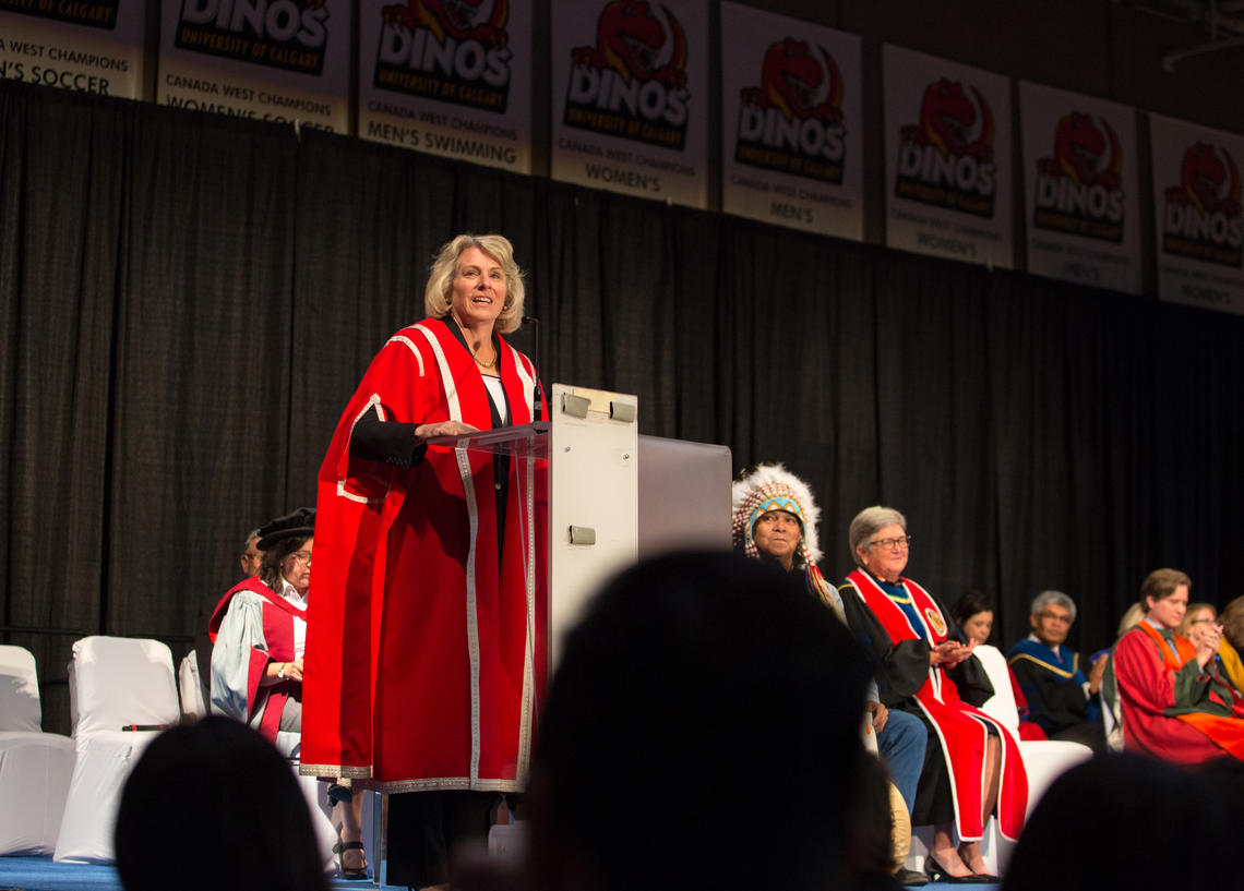 President Elizabeth Cannon invites students to make the most of their time at the University of Calgary. 