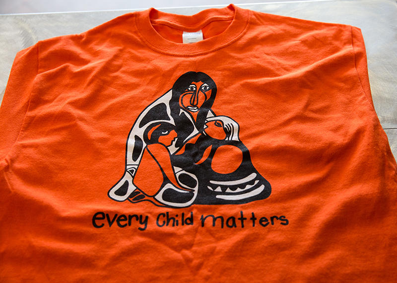 The T-shirt design for Orange Shirt Day 2018.