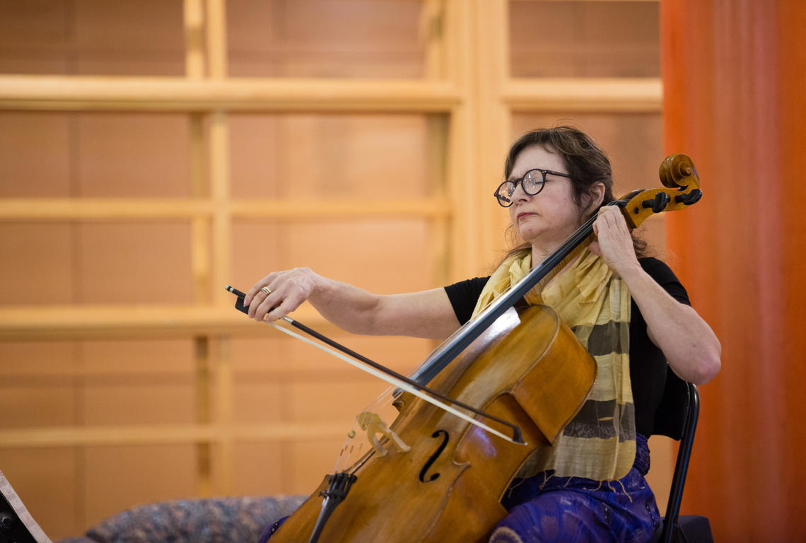 Internationally known cellist Johanne Perron opens Mathison Centre Music and Mental Health Week on Monday, Oct. 1. The free noon-hour events run Oct. 2 to 5.