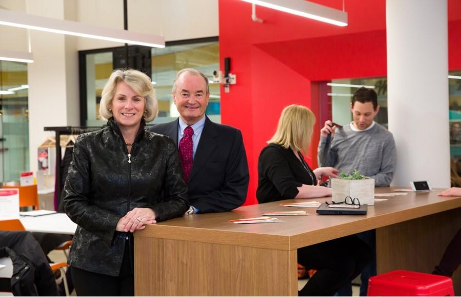 University of Calgary President Elizabeth Cannon and her husband Gérard Lachapelle, professor emeritus in the Schulich School of Engineering, are donating $1 million to create the Cannon Lachapelle Award in Entrepreneurial Thinking.