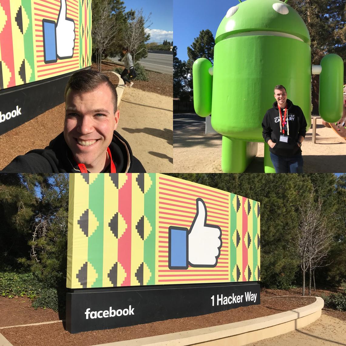 Tour participant and Faculty of Arts student Jonah Zankl shares some photos from the Facebook and Google campuses.