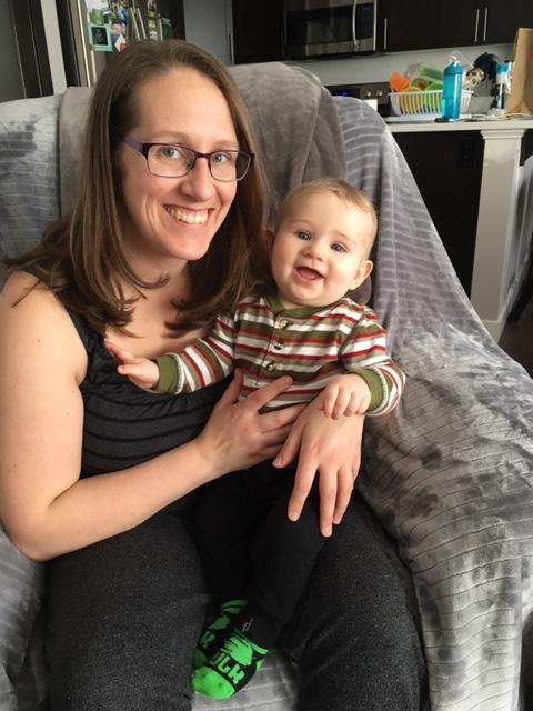 Jenna Leach is pleased with the provincial mandated vaccination program which protects her son Colin and other children from illnesses such as the rotavirus infection.