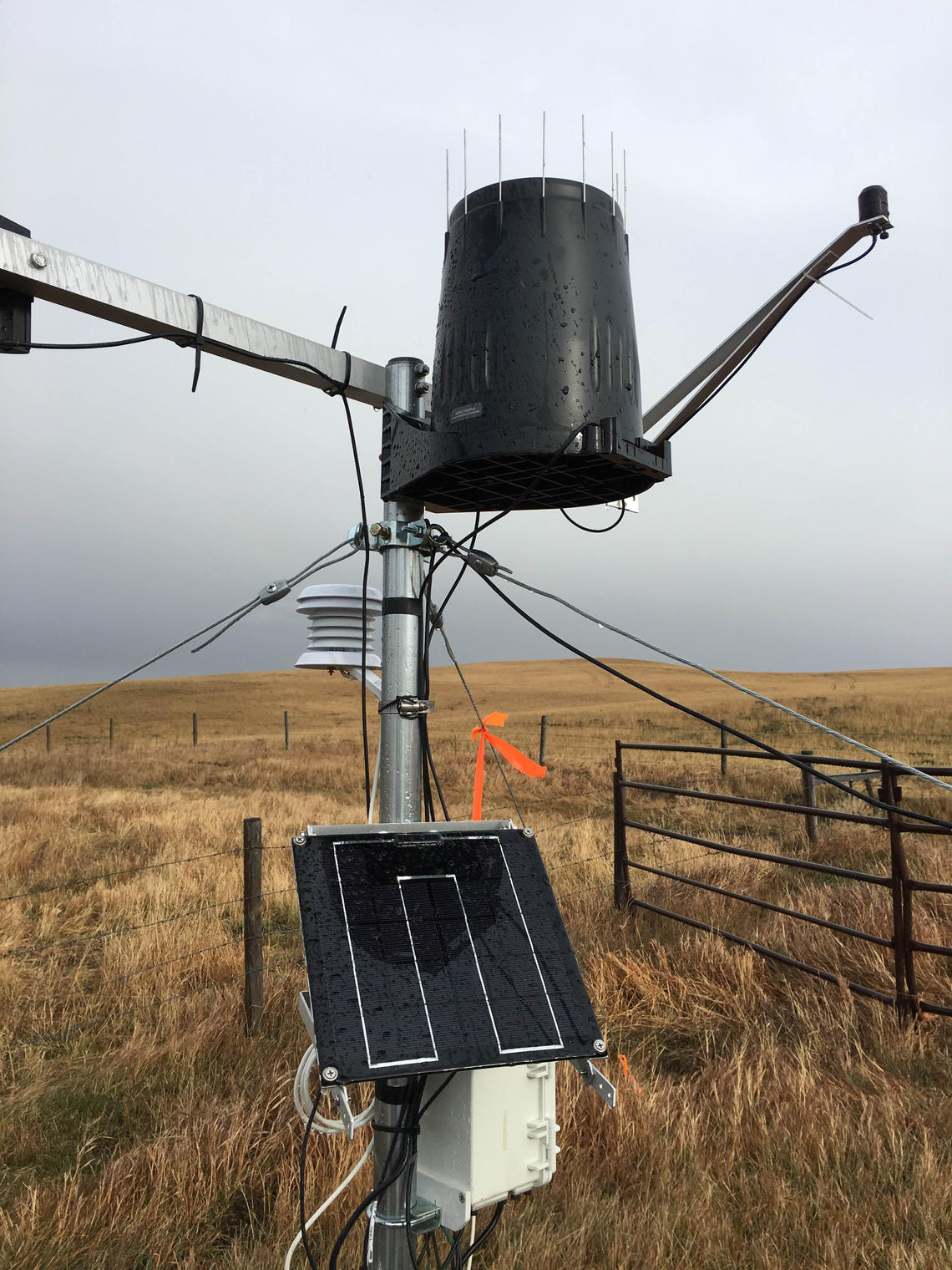 Field weather stations will help collect data as part of the three-year study.