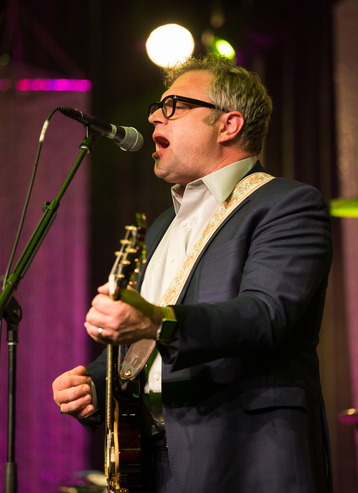Steven Page performs at the fifth annual The Beat Goes On Gala, held at the Palomino Room at Calgary’s Stampede Park on Sept. 8, which raised $900,000 for cardiovascular research in southern Alberta.