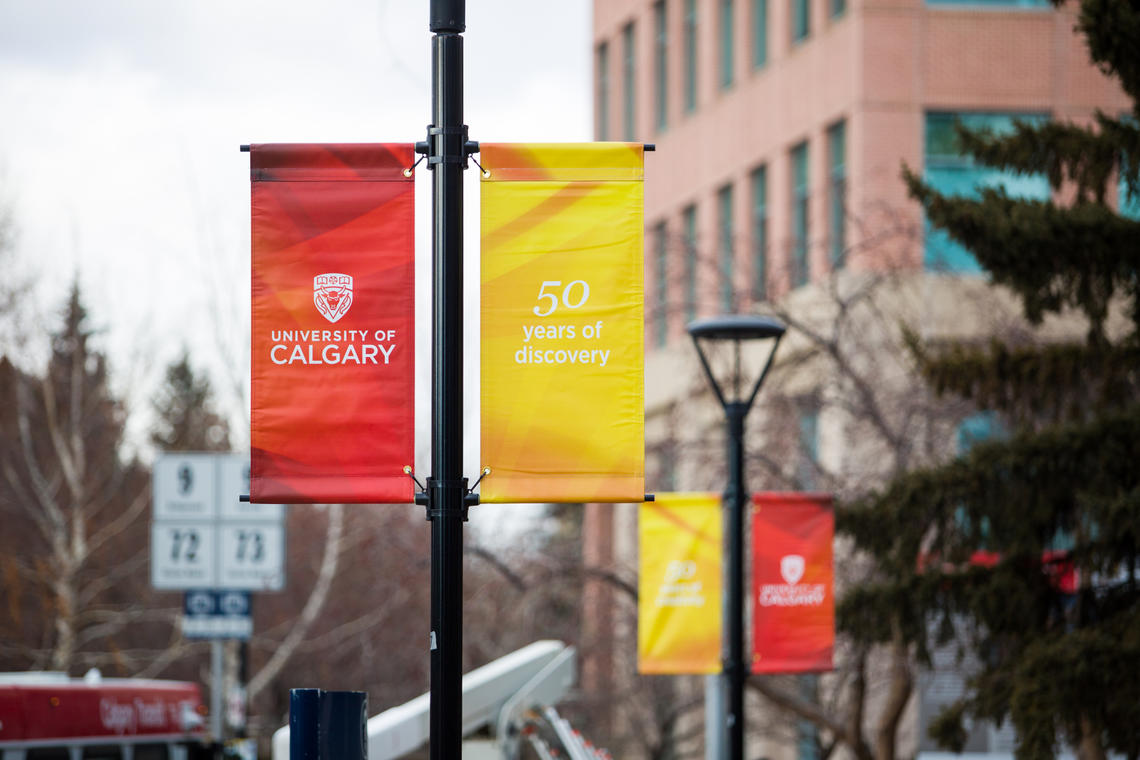 The University of Calgary's 50th Anniversary agenda includes a celebration with our campus family, employee recognition awards, the official launch of Energize: The Campaign for Eyes High fundraising program, the 2016 Lecture of a Lifetime, and our first-ever Alumni Weekend. 