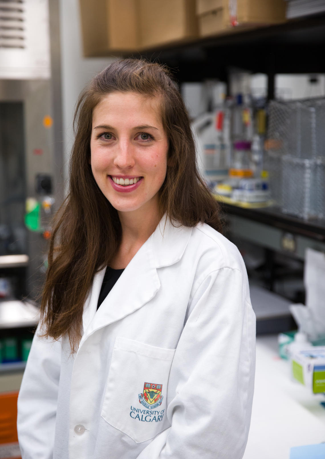 University of Calgary postdoc researcher Georgia Balsevich has long been interested in the effects of stress. “I’m specifically interested in understanding the different signalling mechanisms of stress hormones, or glucocorticoids,” she says.