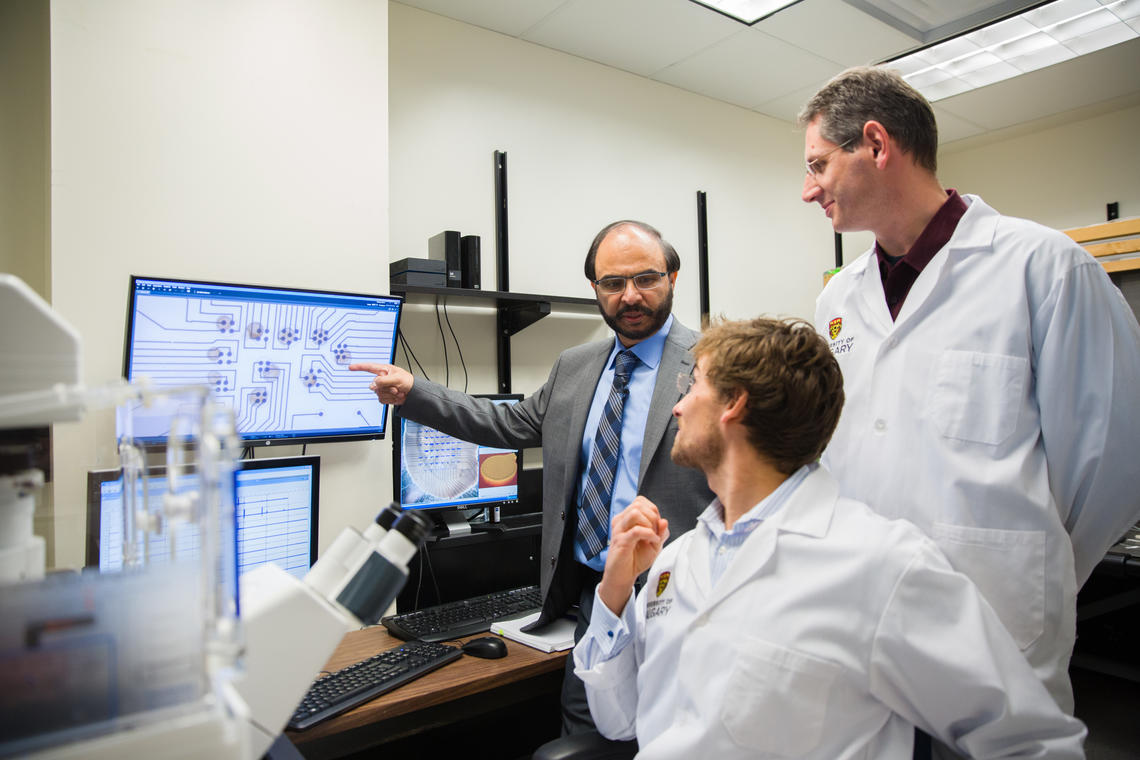 Authors of the study included Naweed Syed, scientific director of the University of Calgary, Cumming School of Medicine’s Alberta Children’s Hospital Research Institute; Pierre Wijdenes, a PhD student in the Biomedical Engineering Graduate Program; and Colin Dalton, adjunct professor in the Department of Electrical and Computer Engineering at the Schulich School of Engineering.