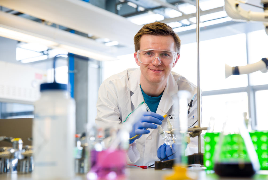 Robert Mayall began working as an undergrad in 2013 on a thesis aimed at creating a bacteria sensor