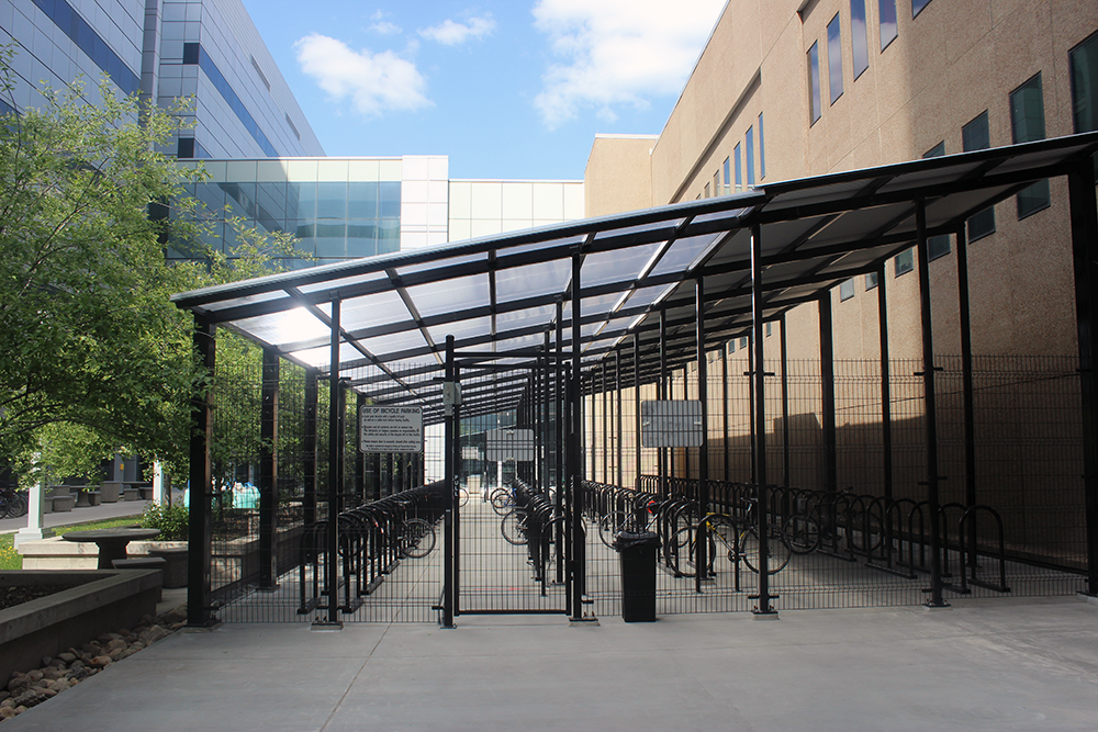 New secure bike parking at Foothills Campus | News | University of Calgary