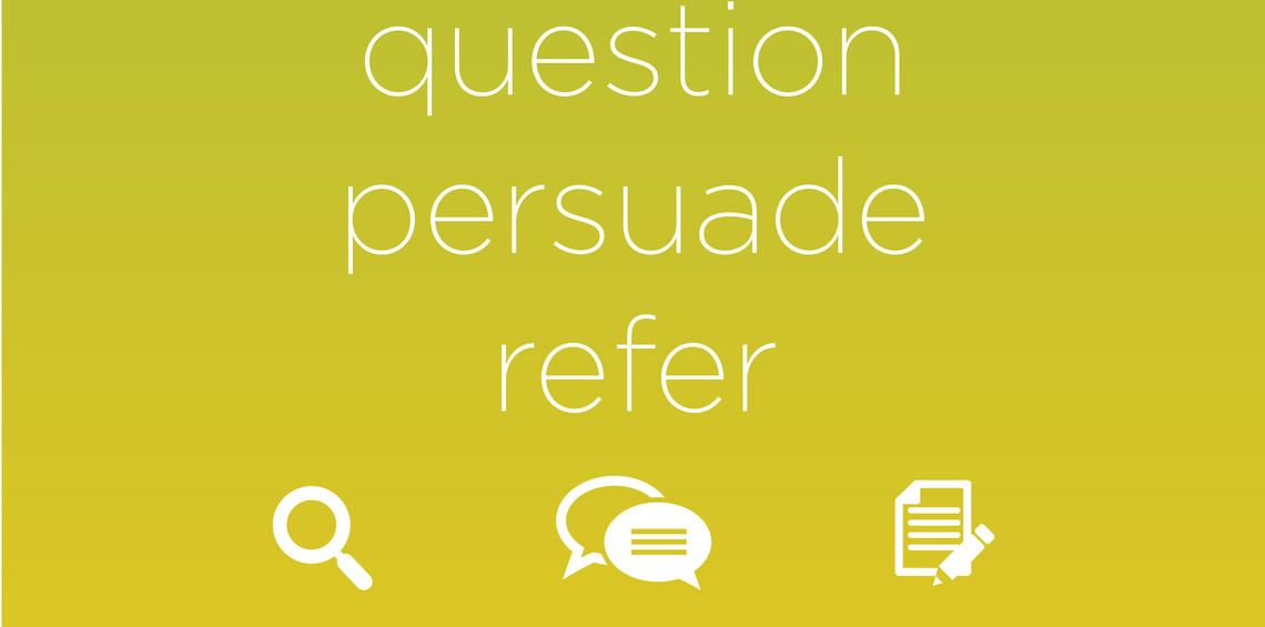 Question, Persuade and Refer (QPR) is one of the key suicide prevention programs offered by SU Wellness Centre. 