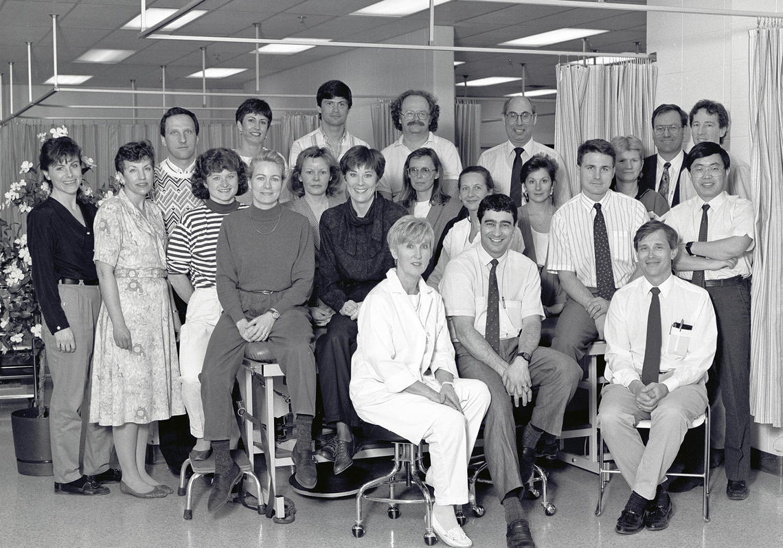 The Sport Medicine Centre in the 1990s, with Nick Mohtadi as a fledgling, academic orthopaedic surgeon.