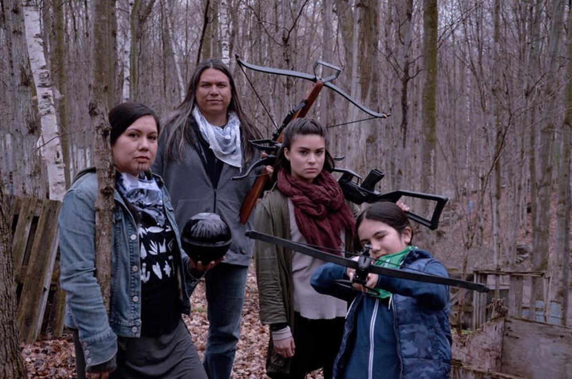 The Hunt, a piece of live-action immersive cinema by Toronto-based Cree/Métis filmmaker Danis Goulet, is a dystopian sci-fi.