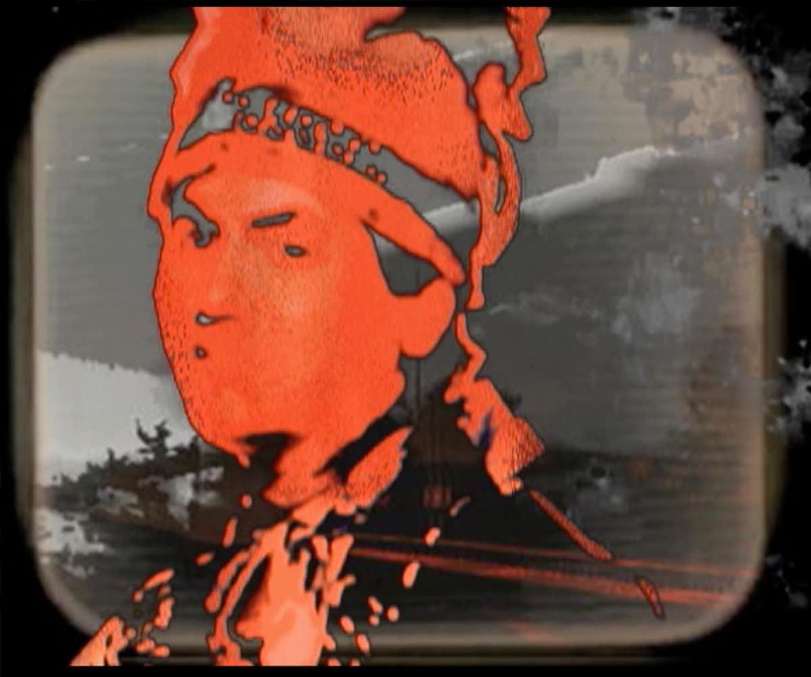 The Conjuration of Joseph Brant was a performance which made use of an Interactive Brainwave Visual Analyzer by Jackson2Bears, an artist who engages with technology in his work. He is an advocate for equal access to technology, especially for Indigenous people.