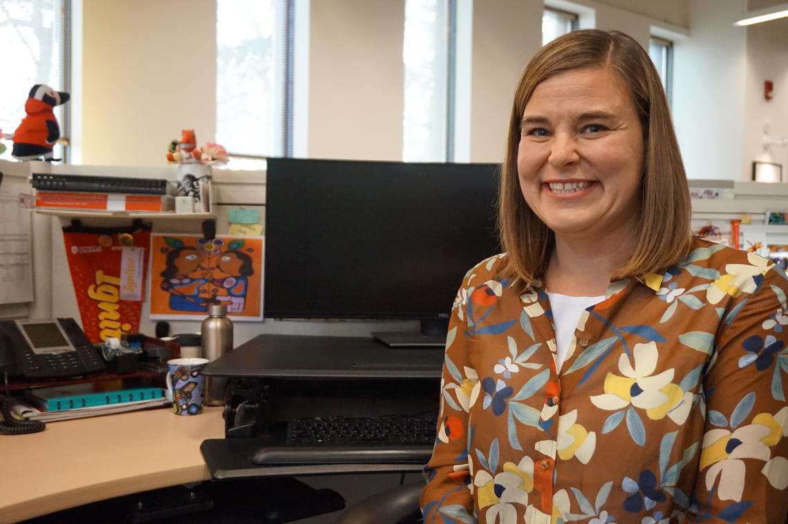 Graduate Program Administrator Lisa Llewellyn is graduating with a Master of Education degree