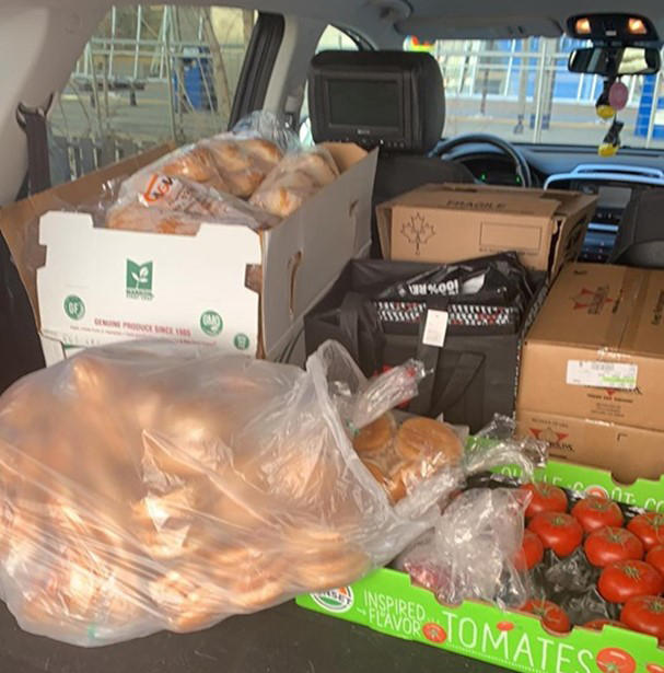 Fresh food donated to Leftovers Foundation.