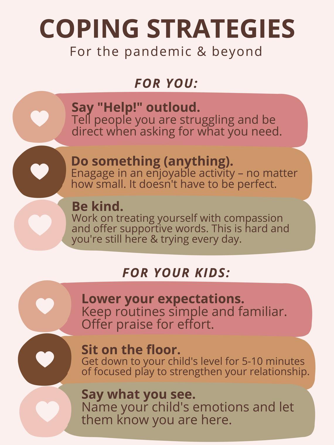 Coping strategies parents can use during the pandemic and beyond. 
