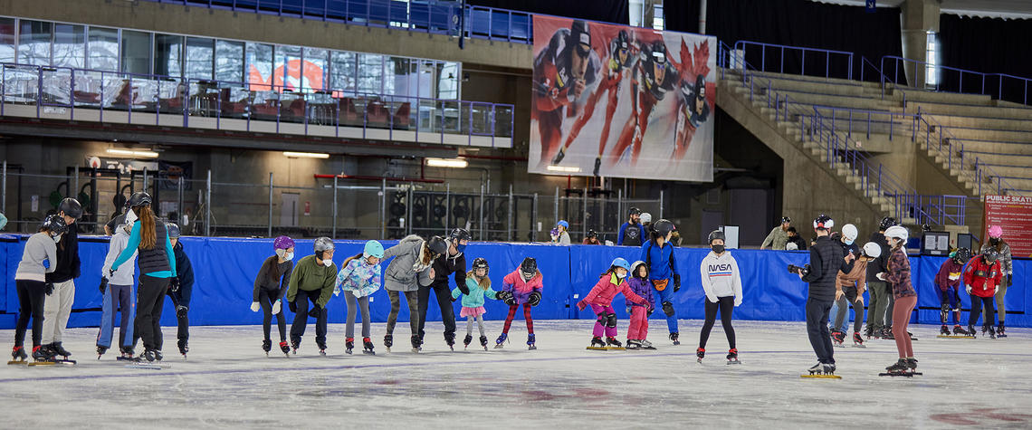 Olympic Oval’s “Try Skating” event, Feb.2022