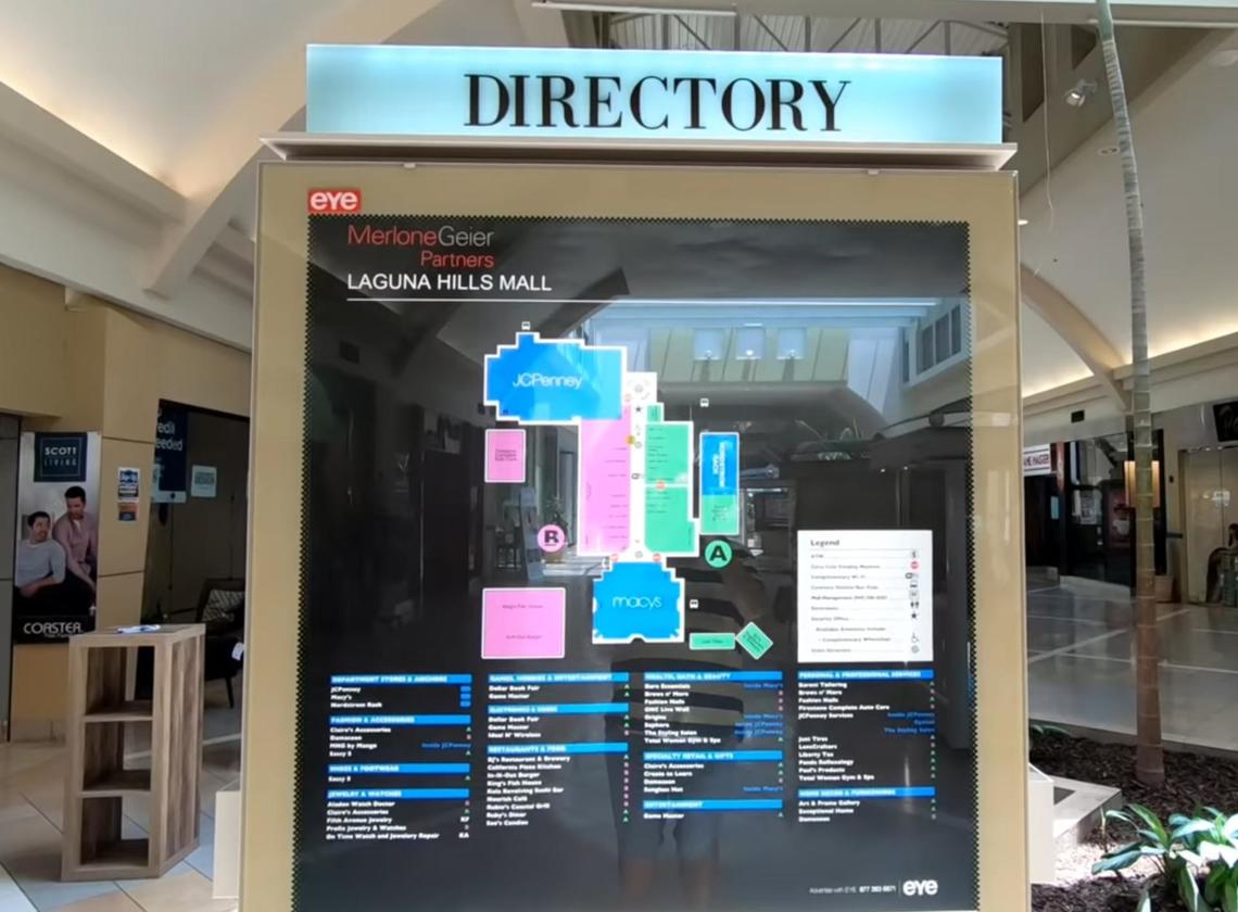 Digital shopping mall directory