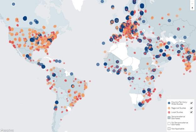 SeroTracker, an online tool that tracks and visualizes global Covid-19 serology testing data. 