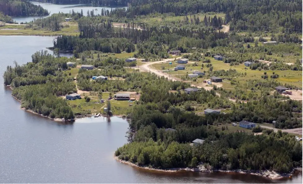 Saint Theresa Point First Nations Community in Manitoba.
