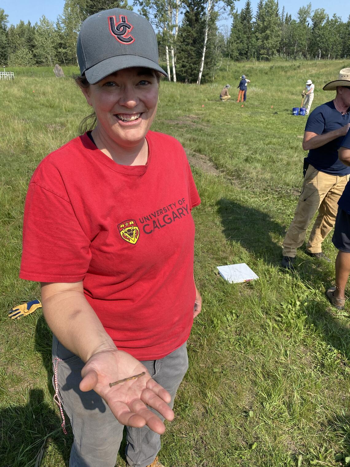 lead archeologist Dr. Lindsay Amundsen-Meyer