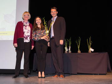 Asha Hollis won the 2019 Graduate Student Sustainability Award.