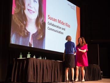 Susan Mide Kiss — senior director, Community Engagement in University Relations — was nominated in the Communication and Collaboration category.